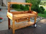 Cedar Potting Bench