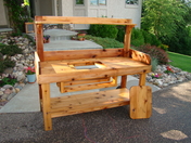 Cedar Potting Bench